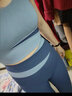 徽昂运动套装女瑜伽服套装跑步健身服速干衣拼色内衣背心长裤鲸蓝XXL 实拍图