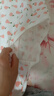 红豆女童睡裙纯棉春夏季薄款家居服儿童短袖套头睡衣A类Q3306白色130 实拍图