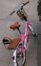 永久（FOREVER） 折叠自行车女款超轻便携小型男变速上班单车成人大人 免安装 升级版-单速-粉色 减震款 20英寸（适合身高140-160CM） 实拍图