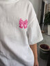 左西女童短袖T恤儿童夏装2025新款中长款夏季上衣女孩纯棉潮 白色 140 实拍图