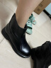 天美意靴子女商场同款短靴时装靴女靴加绒BH171DD3 黑色 35 实拍图