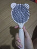 梳子气囊梳按摩头皮气垫梳女士专用长发直发可爱便携蓬松卷发梳子 米黄小熊梳【自带清洁爪】 实拍图