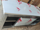 法耐（FANAI）不锈钢工作台304厨房操作带拉门切菜桌子打荷烘焙专用案板桌商用 【304组装款】80*40*80单通 实拍图
