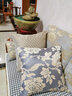 思篇欧式奢华提花沙发抱枕加厚布艺客厅靠垫套大号床头靠背办公室腰枕 灰紫牡丹(雪尼尔提花) 50*50cm抱枕套+枕芯 实拍图