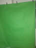 贝阳（beiyang）直播背景布绿幕抠像布加厚绿布背景布带支架绿色摄影黑色白色背景布拍照绿幕便携多种抠像幕布款式 蓝色【加厚加密送4对无痕钉】 3*2米背景布（横杆穿孔款） 实拍图