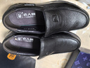 老人头（laorentou）皮鞋男秋冬季真皮男鞋商务休闲鞋透气中老年爸爸鞋软底舒适皮鞋 四季款-黑色 39 实拍图