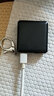 Domars多马士超薄迷你卡片小巧挂扣应急礼品充电宝自带线苹果安卓二合一接口快充便捷内置插头移动电源 黑色 苹果安卓通用版 实拍图