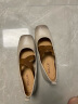 百丽Luna推荐芭蕾玛丽珍鞋女24春季新商场款单鞋B1R1DAQ4 米色 37 晒单实拍图