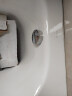 科勒（KOHLER）齐悦嵌入式铸铁浴缸家用成人浴缸28107T带扶手孔1.6米 实拍图