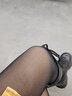 莫代尔空姐灰一体透肤黑丝袜女连裤袜秋冬光腿假透肉神器加绒加厚打底裤 【连脚】黑透肤 1条 80克（春秋款不加绒）适合80-145斤20度以上 实拍图