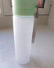塑料杯男女学生情侣便携大容量水杯 简约清新运动带茶网随手杯子 绿色800毫升（磨砂） 单杯 实拍图
