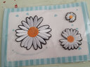 WEDOO时尚小雏菊布贴衣服破洞修补自粘补丁贴裤子鞋子装饰图案自粘贴布 黑边雏菊套装【自粘款】 实拍图