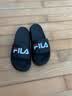 斐乐（FILA）女鞋运动拖鞋厚底凉拖沙滩鞋漂流船 黑-BK 36 实拍图