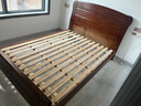 南宜胡桃木实木床双人床现代中式简约经济型高箱储物床卧室家具8518 【升级静音床板】实木床 【升级胡桃木款】1.5*2.0米 实拍图
