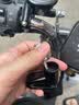 BIKEBROS山地自行车锁电动电瓶车锁摩托车碟刹锁防盗单车锁 带锁架蓝色 实拍图