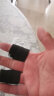 LAC篮球排球指关节护指套 运动护具防滑弹力绷带护手指套 黑色10只装 实拍图