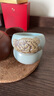 汝道（RUDAO）汝窑茶杯品茗杯功夫茶具单杯可养蝉翼开片汝瓷杯子个性茶杯主人杯 六角杯50ml 实拍图