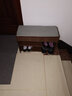 悦美妙 换鞋凳现代简约家门口穿鞋凳试鞋凳多功能防尘收纳储物柜鞋柜 【加厚坐垫款】原野橡木色60CM 实拍图