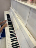 卡罗德（CAROD）【理查德签名款】智能钢琴专业练习考级演奏立式家用机械钢琴 123cm 88键 CJ3珍珠白 实拍图