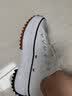 匡威（Converse）RunStarHike 黑白熊猫 高帮厚底增高帆布运动鞋情侣休闲鞋男女鞋 168817C 白低 38 /5.5 实拍图