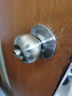 固力球形门锁室内卧室房门球锁厨房不锈钢卫生间球型锁房间木门锁 B5791ETSS（中心距60MM） 带钥匙 实拍图