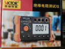 胜利仪器（VICTOR）数字兆欧表500V 绝缘电阻测试仪 电子摇表1000V绝缘表 VC60B+加电源适配器 实拍图