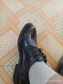 大洋洲袋鼠（OCEANIA ROO）皮鞋男士鞋系带正装鞋春夏季德比鞋商务休闲牛皮鞋西装鞋真皮婚鞋 黑色 40 实拍图
