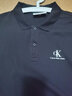 Calvin KleinJeans夏季男士商务休闲通勤ck翻领字母印花透气短袖T恤POLO衫 BEH-黑色 M （建议130-150斤） 实拍图