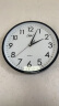 康巴丝（Compas）挂钟客厅 简约钟表客厅石英钟表挂墙时钟 c2866 黑色 30cm直径 晒单实拍图