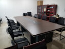 香尔特（Xiangerte）长方形办公桌会议桌长桌简约现代会议洽谈桌椅组合4.0m*1.5m+14椅 实拍图