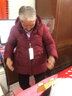 弥美乐奶奶装冬季羽绒棉服外套2024新款老年人衣服60-80岁妈妈装棉衣女 酒红色色棉袄（棉服厚度上再加绒） 2XL 适合100-115斤 实拍图