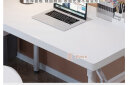 赛森电脑桌台式学生简易书桌家用可折叠桌写字桌出租房阳台化妆小桌子 80*40*75cm（圆角加固单桌） 实拍图