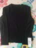 尚都比拉圆领长袖打底衫女洋气春秋内搭高级感T恤上衣小个子 黑色 L  实拍图