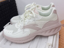 安踏（ANTA）星云丨女鞋运动鞋春夏季轻质软底网面透气跑步鞋跳绳鞋女休闲鞋子 象牙白/藕灰 【网面透气】 36.5 (美码6) 实拍图