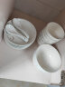 浩雅景德镇陶瓷餐具套装20头简约盘子碗具碟子家用乔迁送礼 白金花语 实拍图