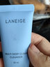 兰芝（LANEIGE）洗面奶男女洁面乳深层清洁保湿控油四合一洁面去角质卸淡妆 新水酷透明质酸嘭润洁颜膏 30g ×3支 实拍图