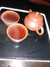 一茗金砂 宜兴正宗紫砂壶茶壶纯原矿大红袍朱泥吴海良80CC小品全手工潘壶 实拍图
