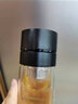 花间道玻璃杯男士双层茶水分离杯车载水杯一键开盖耐高温泡茶杯礼品茶杯 玻璃黑色彩盒装300ml 实拍图