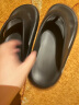大嘴猴（paul frank）人字拖男士夏季软底沙滩鞋女士夹趾室内居家凉拖鞋 黑色 42-43  实拍图