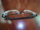 Charmant夏蒙眼镜Z钛系列镜架可配近视度数眼镜男商务半框眼镜架女 ZT27055-BK黑色 实拍图