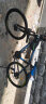 凤凰（PHOENIX） 上海凤凰山地自行车成人男士女式学生变速宽胎越野赛车公路单车 【加厚钢架/抗磨胎】辐条黑蓝 24寸24速【全轴承+礼包】 实拍图