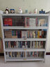 唐辑钢制书架书柜防尘落地多层带门铁艺书架置物架收纳储物柜五层120 实拍图