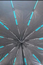 雨闪闪 全自动雨伞 太阳伞黑胶防晒防紫外线 大号男女士晴雨两用遮阳伞 海盐蓝渐变色款 实拍图