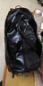 墨一旅行包男手提大容量旅行袋运动干湿分离健身单肩斜挎行李皮质背包 黑色大号 实拍图