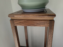 山之林胡桃木实木花架新中式花台客厅花盆架阳台木头置物花几落地摆件台 胡桃木花架【标准款小号】 实拍图