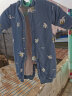 童泰秋冬季加厚婴儿衣服3-24月宝宝棉衣带帽棉服哈衣外出连体衣 蓝色 66cm 实拍图