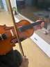 克莉丝蒂娜（Christina）小提琴专业考级演奏儿童初学者手工成人学生小提琴送琴盒琴弦肩托 V04新款亮光 1/2身高130cm以上 实拍图