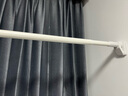 未来式 晾衣杆阳台顶装固定晾衣架挂衣杆单杆不锈钢伸缩杆一根凉衣神器 白色【承重升级款】 1.5-2.2米墙距适用 实拍图