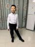 鼎玛仕儿童西服套装男童小西装花童礼服韩版中大童主持人男孩钢琴演出服 升级版青果领黑色5件套(含马甲) 140 码 身高135-140cm 重57-61斤 实拍图