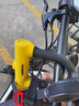 永久（FOREVER） 自行车U型锁电动摩托车单车骑行配件小巧型头盔防盗钥匙轻便电车 S514-橙色【实心钢+硅胶】 实拍图